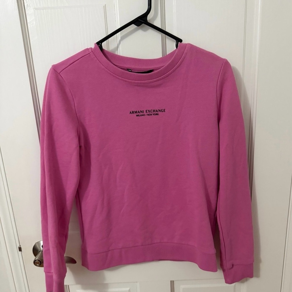 Armani Exchange Fuchsia Sweatshirt